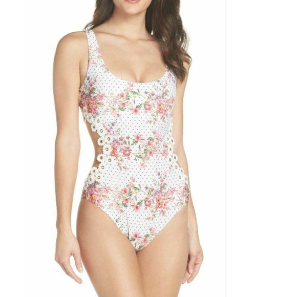Isabella Rose A Bit of Bubbly Cutout One-Piece M - Picture 3 of 6